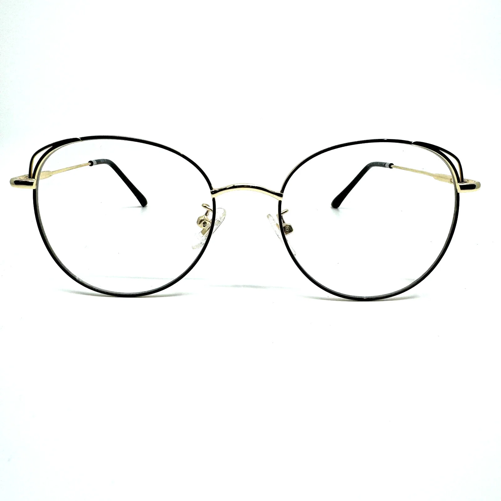 SojoS SJ5027 C3 Oversized Clear Lens Metal Frame Eyeglasses 52-17-140 H9503